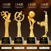 Trofeo de Cristal de Resina Nuevo 2025 Medalla Hecha a Medida Atmosférico de Gama Alta Creativo Campeón de Concurso de Canto Niños