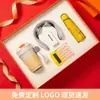 Lembranças Corporativas, Canecas de Café, Massageadores de Coluna Cervical, Calculadoras, Conjunto de Três Peças, Brindes para Eventos de Reunião Anual da Empresa, Logo Personalizável