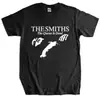 Talla europea transfronterizaCamiseta negra de manga corta con cuello redondo de Morrissey Smith camiseta ropa de estética independiente original