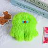 Lindo llavero de peluche tonto colgante estilo ins adorno para bolso muñeca de dibujos animados coreana regalo de mano