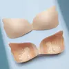Sutiã Push-Up Deusa Lala Roupa Íntima Invisível Sem Alças Almofadas de Silicone para Seios Almofadas de Sutiã Peça Única