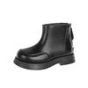 Botas para Niñas Otoño e Invierno Estilo Nuevo 2026 Botas de Combate Infantiles Botines Forrados de Borrego para Niñas Pequeñas Zapatos Estilo Británico Modernos y Versátiles