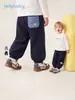Calça outono infantil jellybaby moletom infantil calça casual para criança pequena roupas de outono para bebê calça jogger para bebê menino