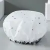 Gorro de Ducha Impermeable de Doble Capa Diseño Cielo Estrellado Moda Reutilizable Gorro de Baño Gorro Sanitario a Prueba de Aceite para Cocina