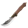 Faca Pequena de Cozinha para Exterior Longquan em Estoque de Fábrica, Faca de Desossar Doméstica, Faca para Fatiar, Faca Afiada para Frutas Estilo Chinês, Faca Pequena Guan Gong