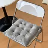 Cojín de Asiento de Felpa Simple para Oficina, Estudiante, Silla de Aula, Almohadilla para Sentarse Largo, Cojín para Glúteos, Estera Gruesa Cómoda para Taburete en Casa