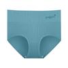 Nova Roupa Íntima Feminina Tamanho Grande Levanta Bumbum Algodão Puro Cintura Alta Feminina com Fio Estampado Graphene Antibacteriano Triângulo na Virilha