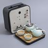 Nuevo Producto Juego de Té Kung Fu Japonés Juego Pequeño para el Hogar Bandeja de Té Seco Simple Habitación de Hotel B&B Juego de Té de Cerámica
