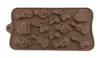Stock Listo Molde de Silicona para Chocolate Charola para Hielo Molde para Gelatina Pudín Dulces