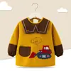 Buzos para Niños Otoño/Invierno Babero para Comer de Bebé Impermeable a Prueba de Manchas Ropa Reversible para Niños/Niñas Delantal Babero para Comida de Bebé