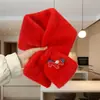 Cachecol de pelo macio versão coreana estilo japonês outono e inverno ins cachecol de pelúcia para menina imitação de pelo de coelho rex grosso cruzado