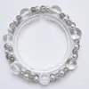 Pulseira Branca Natural para Mulheres Versátil Clareadora de Pele de Alta Qualidade Pedra da Lua Cinza Contas de Concha Branca Pulseira Atacado
