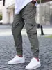 2025 Nuevos Pantalones de Chándal Pantalones de Correr Pantalones Casuales Cordón Cintura Elástica Pantalones Deportivos para Exteriores Correr Algodón Pantalones de Calle
