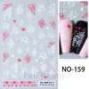 Adesivos de Unha Artística Novos Transfronteiriços Ins Urso de Desenho Animado Papai Noel Floco de Neve Anjo Laço Adesivos Adesivos para Unhas