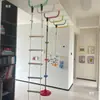 Estrutura de Escalada Pequena Nuvem Interna Barra Única de Parede Barra Suspensa para Puxar em Casa Treinamento Físico Infantil Escada Multifuncional