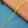Pequeño Nudo de Hilo de Jade Nudo Chino Borla Fleco Accesorio Cuerda Cuerda para Colgar Marcador de Libros Bolsita Accesorios Colgante Fabricante Venta Directa Al por Mayor
