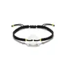 Pulsera Hebilla Ping An de Cinabrio Pulsera de Jade Vintage para Pareja Versátil Blanco Año de la Vida Tejida Transferencia Cuerda Roja