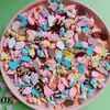 Caja de almacenamiento linda de resina para mini helado, galleta, pastel, pegamento de crema DIY, accesorios para belleza de teléfono móvil, manicura