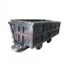 Vagão de mina de descarregamento lateral em trilho curvo, especializado para transporte de minério, grande capacidade, descarregamento suave, vagão de mina de descarregamento lateral