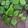 Videira Decorativa Artificial de Jiboia de Alta Qualidade Folhas de Plástico Trepadeira de Interior Pendurada na Parede Flores Artificiais Plantas Verdes Pendurada na Parede Planta-aranha