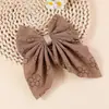 Nuevo Pasador de Tela Hecho a Mano con Moño para Niños con Pequeñas Esquinas Flotantes, Pinza de Pato para la Parte Trasera de la Cabeza, Decoración de Accesorio para el Cabello