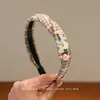 Diademas Infantiles de Otoño e Invierno, Diademas de Cuadros Dulces y Modernas Estilo Hada, Diademas de Cuadros de Borde Ancho de Esponja, Diademas Simples para Padres e Hijos