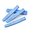 Esponja Colorida con Forma de Diamante para Uñas con Estampado Animal, Esponja Profesional para Dar Forma y Pulir, Lavable y No Suelta Arena