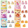 [Calificación Ce.Cpc] 6 Hojas/Paquete Compra Directa Transfronteriza Pegatinas de Cambio de Rostro Juguetes DIY para Niños Pegatinas de Rompecabezas para Pasteles