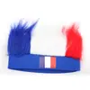 Peluca para Aficionado Copa Mundial 2026 EE. UU., Canadá y México, Gorro con Bandera, Artículos de Animación para Aficionados Estadounidenses, Personalización de Sombreros