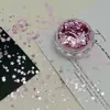 Lantejoulas de estrela de cinco pontas Decorações de arte para unhas de Natal estrelas verdes vermelhas material com glitter Acessórios de materiais para arte de unhas de Natal