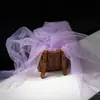 Tela de malla de hilo de niebla de hadas ins, suave, hecha a mano, bricolaje, color sólido, velo de encaje, tela de tul transparente para ropa
