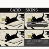Traje de Dólar Estadounidense Gato Negro Transfronterizo Tarjeta de Crédito Adhesivo Personalizado 2x 3.4 "Simple/traje Opcional