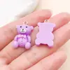Mistura de 20 Tipos de Resina Desenho Animado Simulação Doces Roxos Cogumelo Uva Pingentes Chaveiro DIY Acessórios de Colar