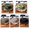 Sombrero de Sol de Verano para Hombre para Exteriores Montar Sombrero de Ala Redonda Sombrero Benney de Pesca Sombrero de Montañismo Sombrero Camuflado con Protección Solar Rizado