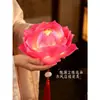 Linterna de Loto Linterna Luminosa de Mano para Niños Atrezo para Fotografía Estilo Antiguo Hanfu Producto Terminado Hecho a Mano Linterna de Flores Adorno Colgante