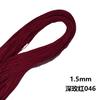Em estoque Corda Elástica de Látex Corda de Tendão de Boi Alta Elasticidade Redonda de Borracha Corda Elástica Redonda Preta e Branca para Roupas Sapatos e Chapéus