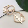 1 Pieza de Nuevo Colgante Pequeño de Oro Antiguo Estilo Transfronterizo, Accesorio de Collar Simple y Único, Componente de Joyería de Colgante de Aleación para DIY
