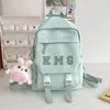 Mochila escolar fresca de estilo coreano para niñas, estudiantes de secundaria, linda mochila pequeña y extrovertida, mochila de viaje ligera para estudiantes de secundaria.