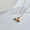 Europeu e Americano Único Criativo Aço Inoxidável Haltere Pingente Casal Colar Simples Esportes Fitness Barbell Clavicle Chain