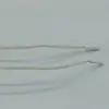 Portalámparas cerámico GU10 con soporte de doble cabeza portalámparas de doble cabeza de acero inoxidable con cable de silicona fabricantes al por mayor