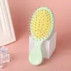 Peine de cojín de aire para macarons para niñas, estudiantes, herramienta de belleza portátil, peine pequeño de masaje con cojín de aire, peine para el cabello para el hogar, peine pequeño