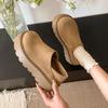 Sapatos Birkenstock de Sola Grossa Femininos para Pessoas Baixas Aumentarem a Altura, Novo Estilo Primavera e Outono 2025, Mocassins Fashion Feios e Fofos de Dedo Grande
