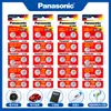 Pila alcalina de botón Panasonic LR44/A76/AG13/G13A 1.5V para reloj/termómetro/calculadora