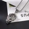 Collar Hip-Hop de Acero de Titanio Europeo y Americano para Hombre Marca de Moda Personalidad Callejera Marca Militar Colgante de Celebridad de Internet Cadena Larga para Suéter Joyería de Aleación