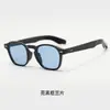 Gafas Redondas con Marco Champagne Tachonado Retro para Mujeres y Hombres, Gafas de Sol de Calle de Moda Hip-Hop, Monturas Transfronterizas de Moda