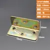 Suporte de Canto de Ferro para Móveis / Conector de Reforço em L / Cantoneira de Suporte para Prateleira / Suporte Triangular de Ferro 90 Graus para Placa de Madeira