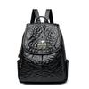 Bolso de hombro con flor bordada 2025 nuevo canguro mochila práctica de viaje comercio exterior estudiante femenina bolsa de peonía