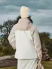 Chaqueta de trabajo exterior desmontable de dos piezas, abrigo con capucha tres en uno para mujer