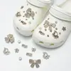 Amuletos para Zapatos Croc, Accesorios para Mujer, Clips para Zapatos DIY, Decoraciones 3D con Pedrería, Clips Desmontables, Estilo de Moda de Influencers