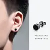 Pendientes de Corindón Rojo Hip-Hop Punk, Modernos y Únicos para Hombres, Pendientes Pequeños y Elegantes de Circonita Minimalista para Mujeres